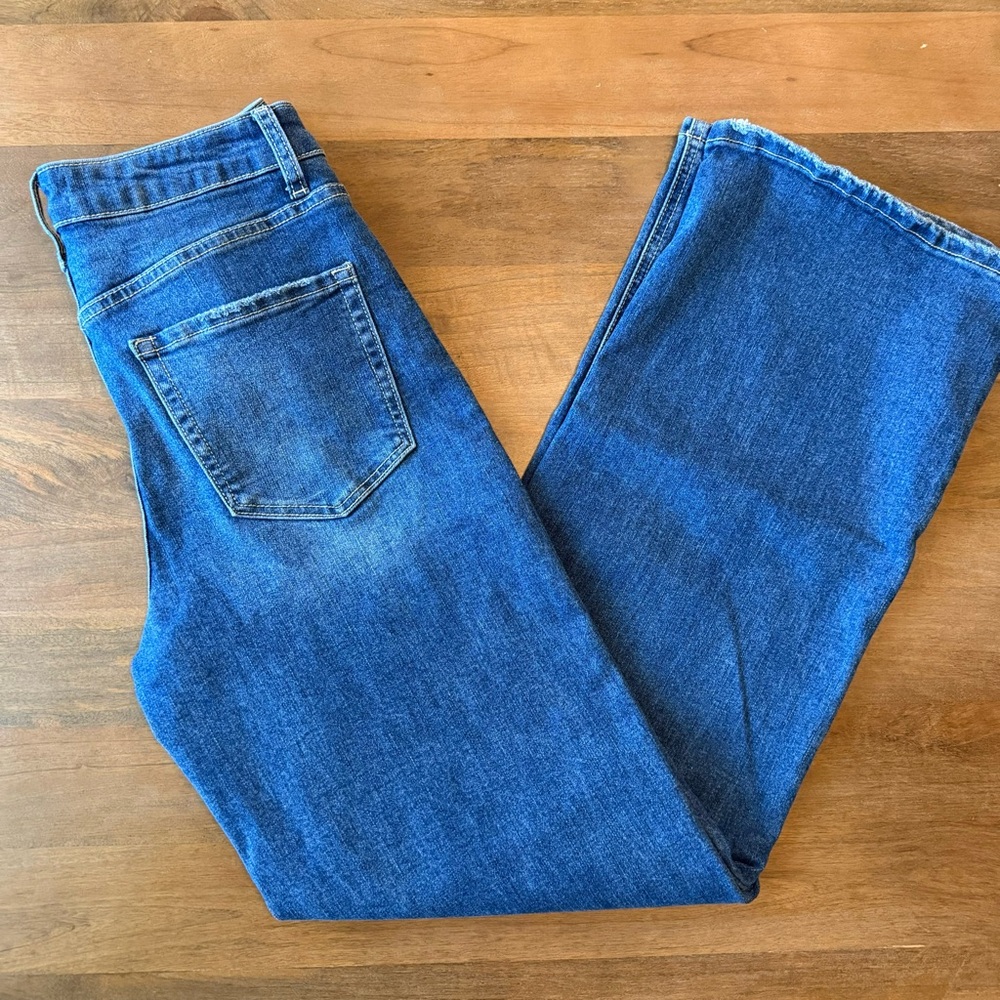 VERVET BY FLYING MONKEY Blue Flare & Wide Leg Jeans